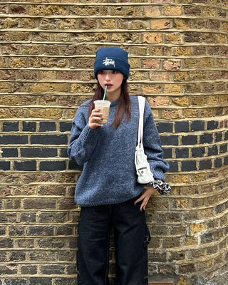 Rib-knit sweater