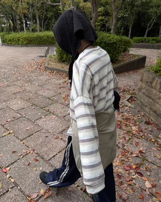 Soft border long-sleeved T-shirt