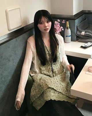 Flower lace dress