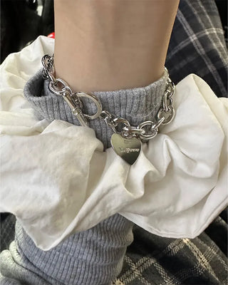 Heart Chain Bracelet