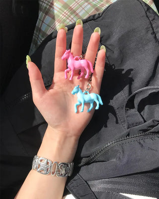 Vivid Horse Keyring