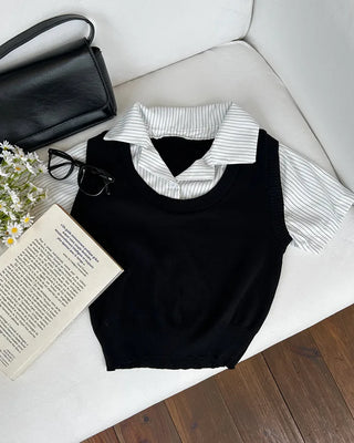 Best layered cropped shirt