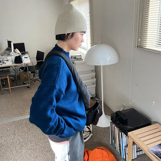 Simple Warm Round Knit