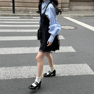 Chiffon layered mini dress