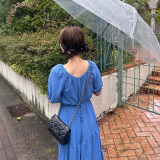 Tiered long dress
