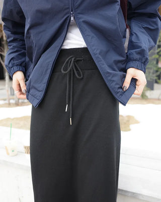 Maxi Banding Long Skirt
