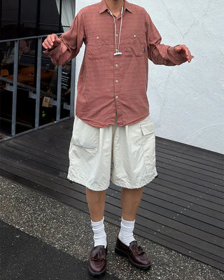 Cargo string Bermuda shorts