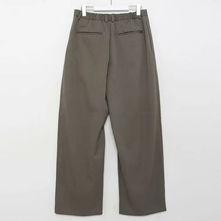 Two-pleat wide slacks