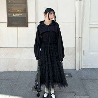 Bolero Hooded Sweatshirt