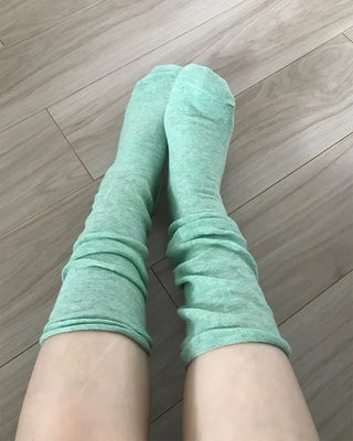 See-through color socks