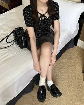 Tie Dot Half Sleeve T-Shirt