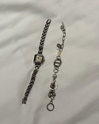 Square Metal Watch