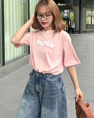 Lettering Short-Sleeved T-Shirt
