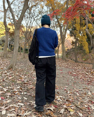 [2nd Re-release] (ORIGINAL) Light Nylon Backpack (black)