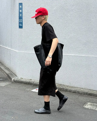 Big leather tote bag