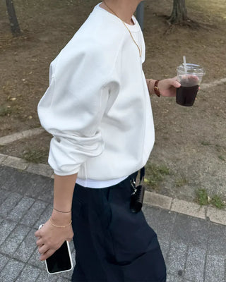 Piping sweatshirt