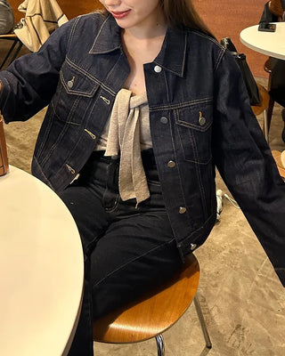 Standard cropped denim jacket