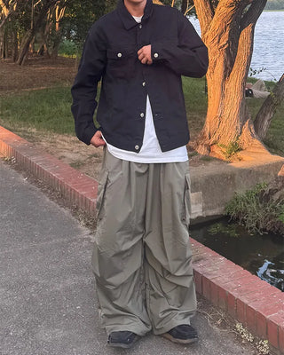 Side-tuck cargo pants