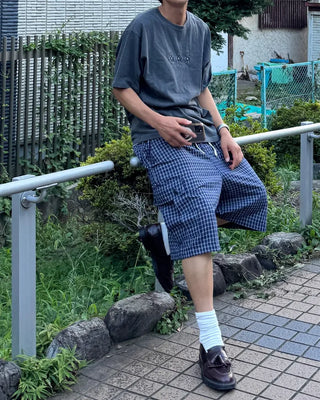 Check Cargo Bermuda Shorts