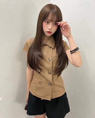 Trench blouse