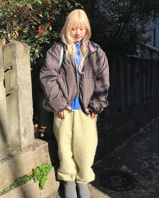 Drawstring Check Jumper