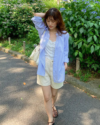 Basic cotton shorts