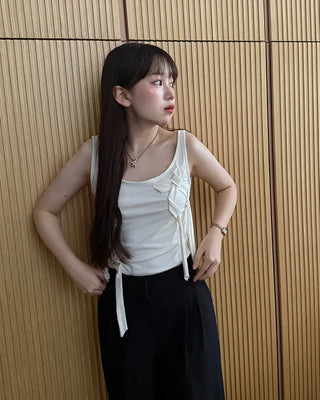 Ribbon Sleeveless