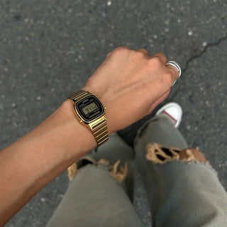 Gold Casio Digital Watch