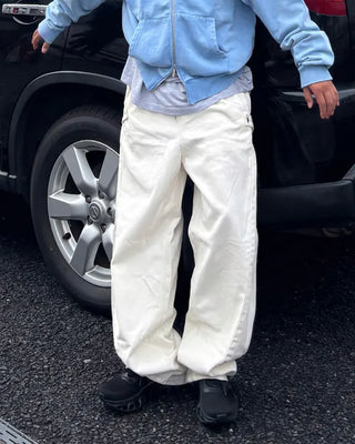 Wide Snap Sweatpants