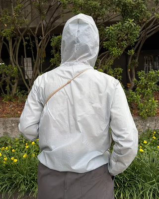 Glossy Windbreaker Jacket