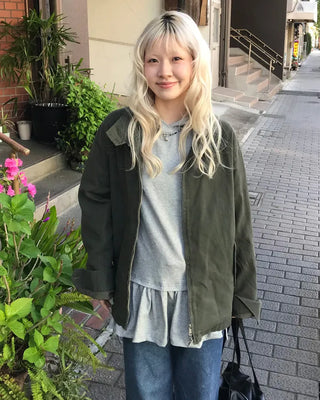 Parka Side Shirring Dress
