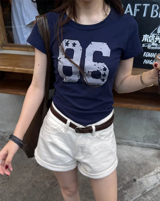 86 Numbering Slim T-Shirt