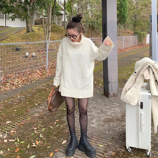 Turtleneck long knit