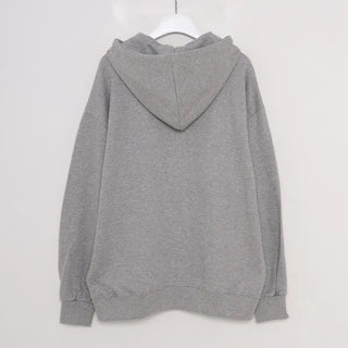 (Unisex) Plain Zip Hoodie