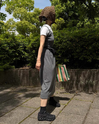 Layered Rib Long Dress