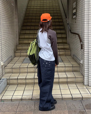 (Unisex) Pocket Star Denim Pants