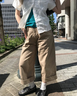 Wide Capri Pants