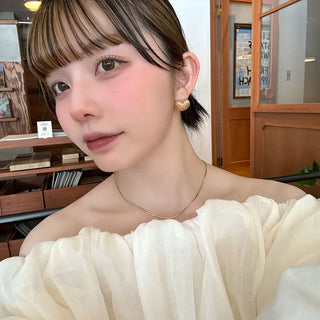 Chiffon off-shoulder blouse