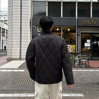 (Unisex) Pocket Quilted Jacket