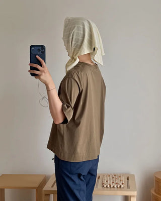 Mercerized Overfit Short-Sleeve T-Shirt