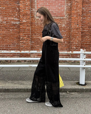 Square perforated overalls