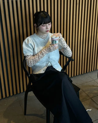 Polka Dot See-Through T-Shirt