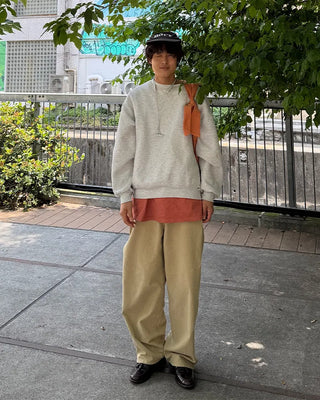 Loose Fit Round Cotton Pants