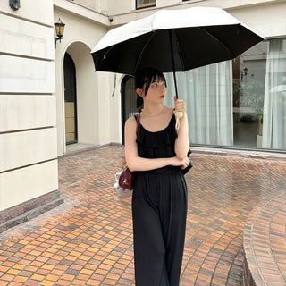 Can-can sleeveless pants set