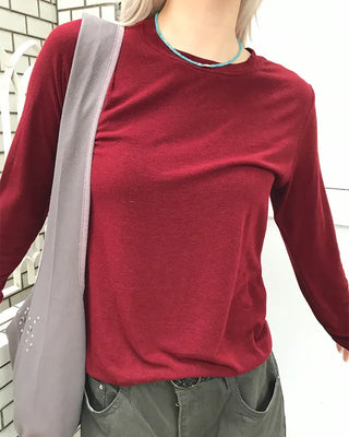 Clover-colored bead necklace