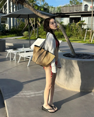 Wedge heel thong sandals