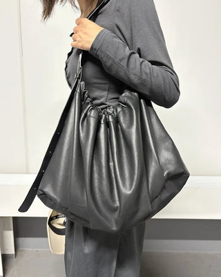 Shirring shoulder bag