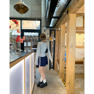 Side Button Long Sleeve T-Shirt