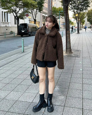 Short fur jacket
