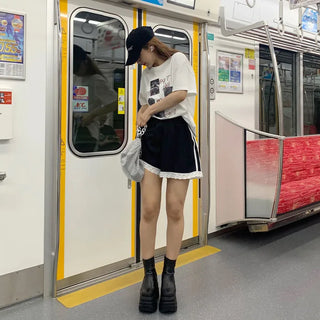 Frill Track Shorts